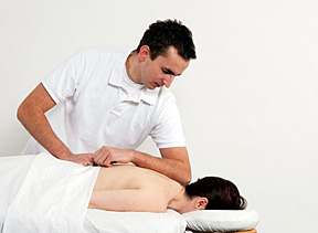 massage the pain - Copyright – Stock Photo / Register Mark