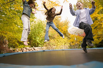 trampolines - Copyright – Stock Photo / Register Mark