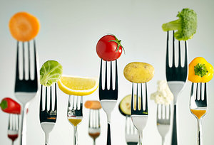 fruits and vegetables - Copyright – Stock Photo / Register Mark