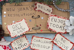 new year's resolutions - Copyright â€“ Stock Photo / Register Mark