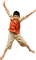 boy jumping - Copyright – Stock Photo / Register Mark