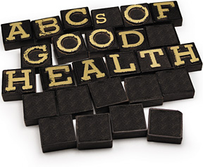 The ABCs of Good Health - Copyright – Stock Photo / Register Mark