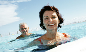 elderly swimming - Copyright – Stock Photo / Register Mark