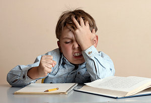 kids with stress - Copyright – Stock Photo / Register Mark