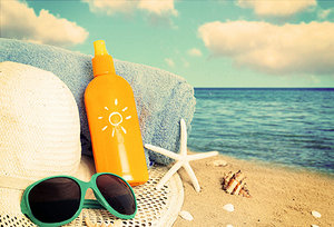 sunscreen - Copyright – Stock Photo / Register Mark