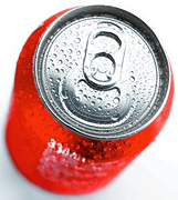 A soda can.