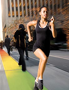 Girl running - Copyright – Stock Photo / Register Mark