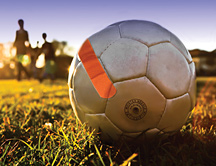 soccer ball on the field - Copyright – Stock Photo / Register Mark