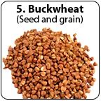 A pile of buckwheat grain. - Copyright – Stock Photo / Register Mark