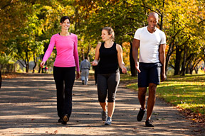 walking exercise - Copyright – Stock Photo / Register Mark