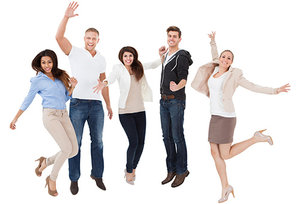 happy people - Copyright – Stock Photo / Register Mark