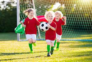 kids exercising - Copyright – Stock Photo / Register Mark