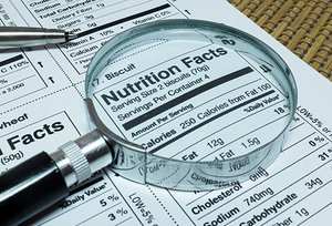 nutrition facts - Copyright – Stock Photo / Register Mark