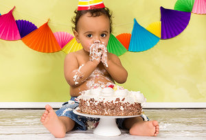 baby birthday - Copyright – Stock Photo / Register Mark