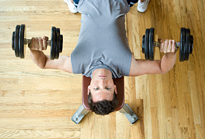 Weight Training - Copyright – Stock Photo / Register Mark