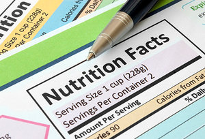 nutrition facts - Copyright – Stock Photo / Register Mark