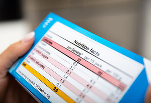 nutrition facts - Copyright – Stock Photo / Register Mark