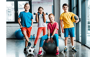 kids exercise - Copyright – Stock Photo / Register Mark