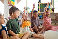 kids exercising - Copyright – Stock Photo / Register Mark