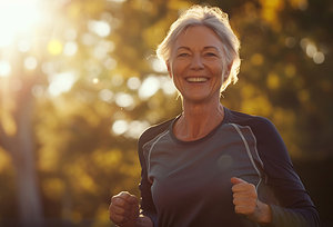 Walk Fast, Age Slower - Copyright – Stock Photo / Register Mark