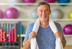 old man exercising - Copyright – Stock Photo / Register Mark