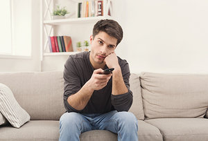 man sitting - Copyright – Stock Photo / Register Mark