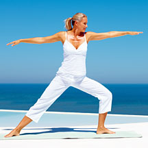 Lady balancing - Copyright – Stock Photo / Register Mark