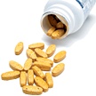 Vitamin D tablets. - Copyright – Stock Photo / Register Mark