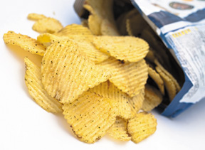 Potato Chips - Copyright â€“ Stock Photo / Register Mark