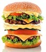 Double-decker hamburger. - Copyright – Stock Photo / Register Mark