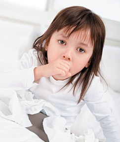 coughing girl - Copyright – Stock Photo / Register Mark