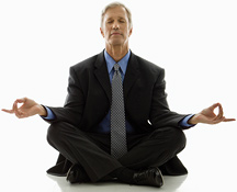 Man doing Yoga - Copyright – Stock Photo / Register Mark