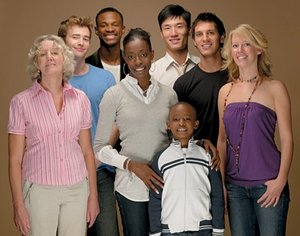 A racially diverse group of people. - Copyright – Stock Photo / Register Mark