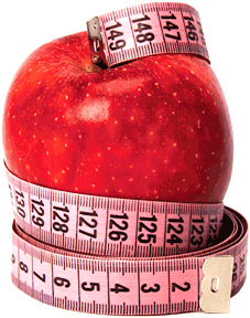 apple measurement - Copyright – Stock Photo / Register Mark