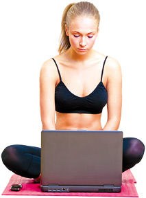 woman using labtop - Copyright – Stock Photo / Register Mark