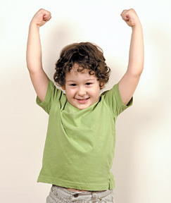 kid strong - Copyright – Stock Photo / Register Mark