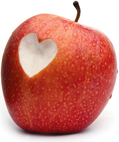 healthy heart apple - Copyright – Stock Photo / Register Mark