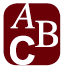 Graphic showing A, B and C. - Copyright – Stock Photo / Register Mark