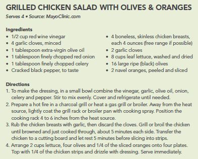 Grilled Chicken Salad Recipe - Copyright – Stock Photo / Register Mark
