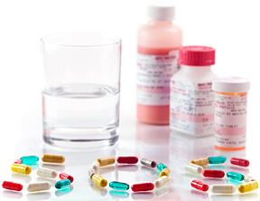 medicine bottles - Copyright – Stock Photo / Register Mark