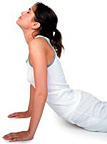Woman performing Yoga. - Copyright – Stock Photo / Register Mark