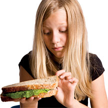 Picky Girl Eater - Copyright – Stock Photo / Register Mark