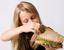 Picky Girl Eater 2 - Copyright – Stock Photo / Register Mark