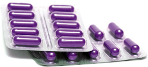 The Purple Pill - Copyright – Stock Photo / Register Mark