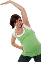 Pregnant lady excercising - Copyright – Stock Photo / Register Mark