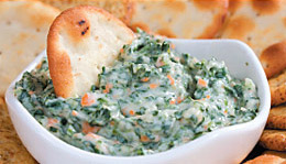 hot artichoke and spinach dip - Copyright – Stock Photo / Register Mark