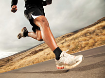 man running - Copyright â€“ Stock Photo / Register Mark