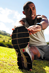 man stretching - Copyright – Stock Photo / Register Mark