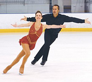 Choeleen Loundagin and William Abel pair skating. - Copyright – Stock Photo / Register Mark