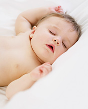 Baby sleeping - Copyright – Stock Photo / Register Mark